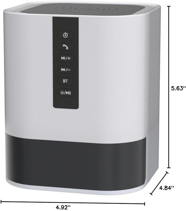 Night Light Bluetooth Speaker, 5 in 1 Touch Control Bedside Lamp Dimmable Multi-Color Changing, Bedroom Alarm Clock, Best Birthday Gift Ideas for 10 11 12 13 14 Year Old Teenage Girls/Boys