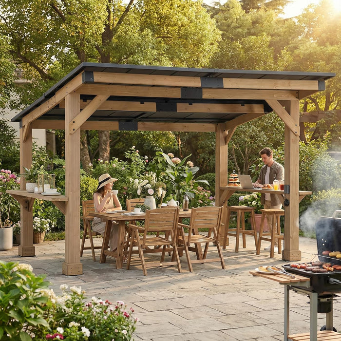 12x10 Outdoor Grill Gazebo With PremiumQuality Hardtop