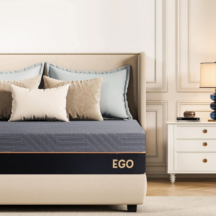 King MemoryFoam MattressBedInABox CoolingGel Comfort