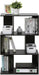 SIMPLY Book Shelf, 3-Tier Geometric Bookshelf, S-Shape Bookcase with Open Shelf, 11.8" X 23.6" X 37.3", for Organization and Storage, for Living Reoom, Bedroom, Home Office, Espresso