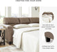 Queen Dark Brown UltraPremium Sleeper Sofa Collection