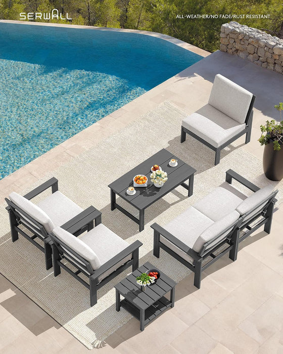 HDPE Outdoor Patio Furniture Set Outdoor Couch