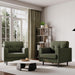 Sage Green Upholstered Contemporary Armchair 38 Inch