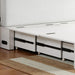White Queen Murphy Cabinetry Bed Mattress Included