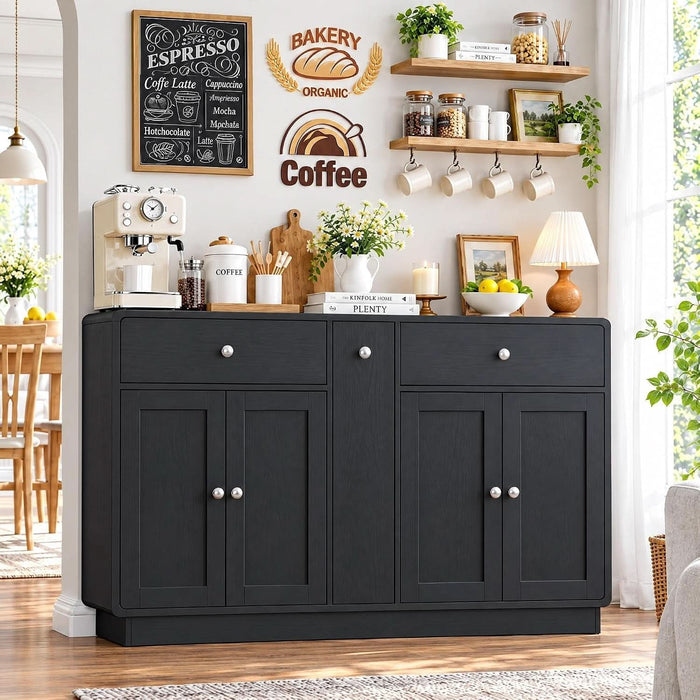 Buffet Cabinet with Storage, 54.7" Large Kitchen Storage Cabinet