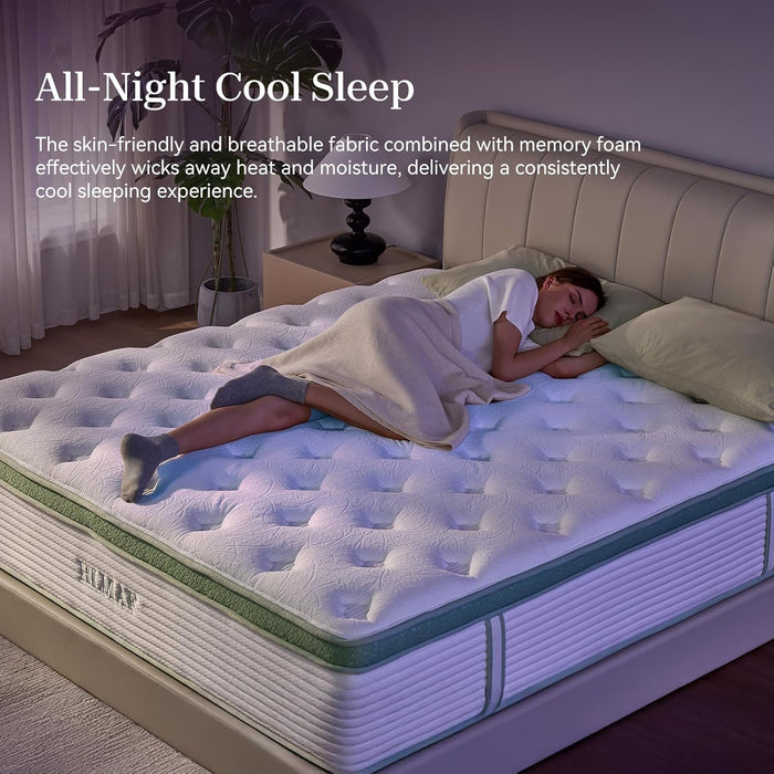 Queen 12 Inch OrthopedicSupport Memory Foam Mattress