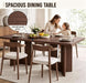 78" Dining Table for 6-8, Kitchen Table for Dining Room