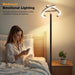 Floor Lamps for Living Room, 40W/2400LM Rotatable LED Floor Lamp with Touch & Remote Control, 70" Tall Standing Lamp Stepless Dimmable, Modern Torchiere Corner Lamp for Bedroom, Office