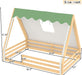 Full Size Premium Montessori Solidwood Floorbed Canopy