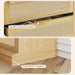 9 Drawer Dresser for Bedroom, 60 Inch Long Dressers & Rattan Chest of Drawers, Boho Style, Large TV Stand for 55, 65, 70 Inch TV, for Bedroom, Living Room, Entryway, Hallway, Oak