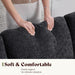 Grey Chenille 74.8 Inch Luxurious Contemporary Sofa