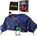 Space Original Blanket Fort Building Kit for Kids, 4 Blanket  Toy, Make a Portable Playhouse, Play Tent Boy and Girl Indoor Outdoor Build Set, STEM Children Toy, Ages 4, 8, 12 +