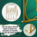 4 Pack Gold Wall Art Decor, Minimalist Single Line Real Metal Wall Art, Woman'S Body Shape Abstract Wall Art (Gold Classic Style, 17 X 11.8'')