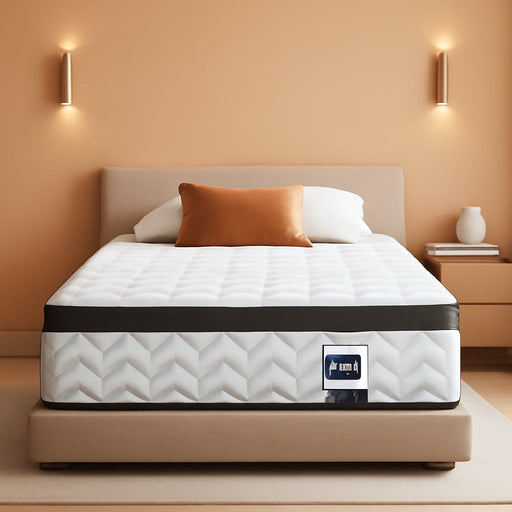 Queen Mattress, 12 Inch, Hybrid Mattress in a Box, Medium Firm