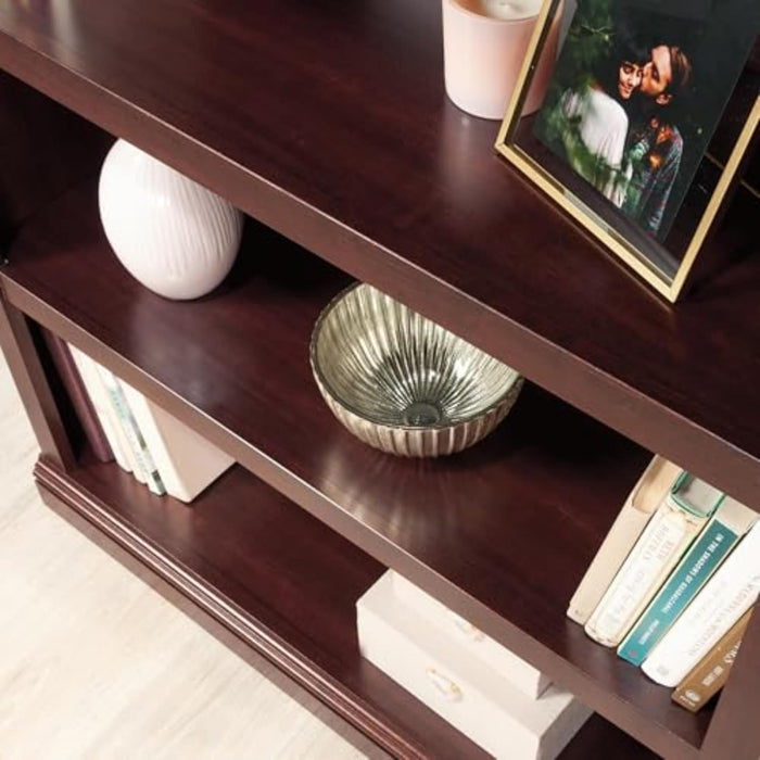 Miscellaneous Storage 3-Shelf Bookcase/ Book Shelf, Select Cherry Finish
