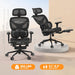 Ergonomic Office Chair with Dual-Lumbar Support, 3D Armrests