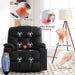 Oversized Swivel Rocker Recliner, Rocking Recliner Chair, Black