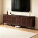 Dark Walnut 94.5In Wide MidCentury Modern Sideboard