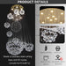 D32 X H100 Modern Large Chandelier for Foyer Glam Chandelier Raindrop Crystal Chandeliers LED Dimmable High Ceiling Light Fixtures for Staircaes Hallway Entryway Gold