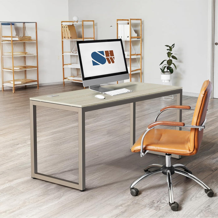 48-Inch Commercial-Grade Office Computer Desk, Maple