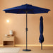 9FT Outdoor Patio Umbrella - Table Umbrella Waterproof UV Protection, Sombrillas De Patio with Push Button Tilt, Sun Umbrella for Pool, Porch, Garden, Deck, Backyard (Navy Blue)