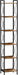 Rustic Brown IndustrialGrade Narrow Six Tier Bookcase