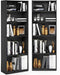 Jaya 5-Tier Book Shelf Set of 2, Adjustable Shelf, Black