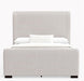 Adele Upholstered California King Platform Bed in Beige