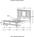 Farmhouse Wood Queen Panel Bed, Antique White Finish, 57" H X 67.5" W X 88.25" D, Asian Hardwood and Veneers, Coastal Style Bedroom Furniture, Box Spring Required, Assembly Required