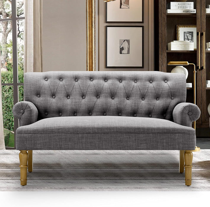 Beige Loveseat Sofa for Living Room