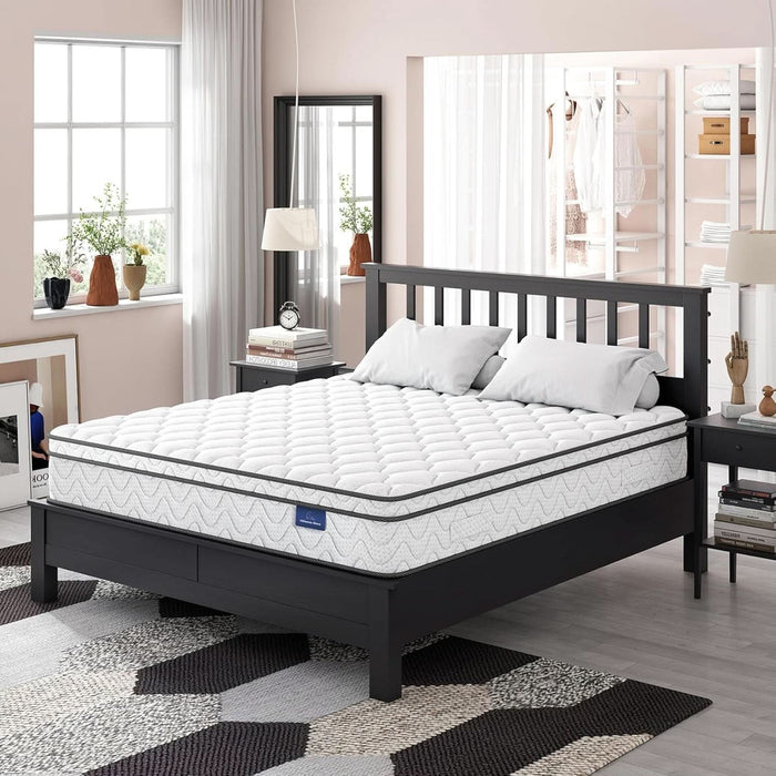 Twin Size Mattress 12Inch FiberglassFree MemoryFoam Hybrid