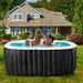 NAIZEA 6 Person Inflatable Hot Tub 130Air Jet Large with Hot Tub , 73"X73"X25"