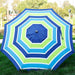 9' Outdoor Patio Umbrella, Outdoor Table Umbrella, Yard Umbrella, Market Umbrella with 8 Sturdy Ribs, Push Button Tilt and Crank