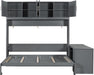 Queen Size Murphy Bed WithIntegratedStorageCabinets