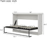 Twin Murphy Bed Wall Cabinet With PremiumStainlessSteel