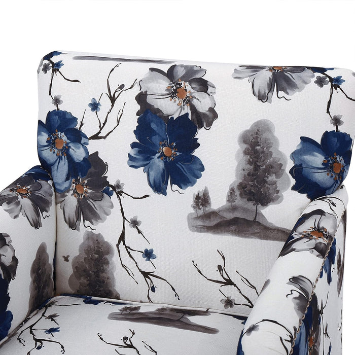Boaz Fabric Club Chair - Floral Print
