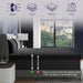 Upgraded Luxury 12 Inch Hybrid Twin Size Mattress in a Box, Medium Firm