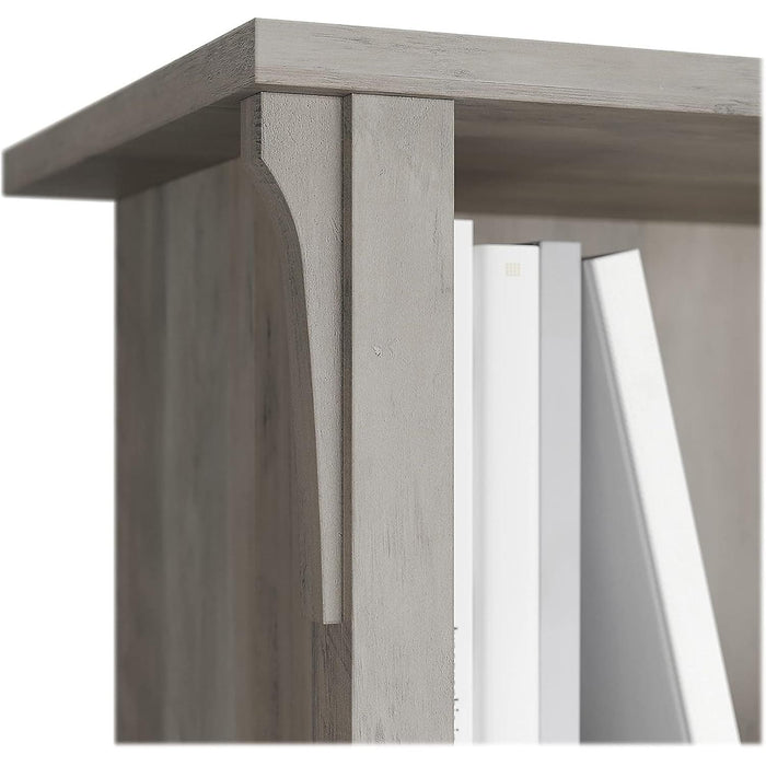 Salinas 5-Shelf 63-Inch H Bookcase, Driftwood Gray