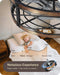 20 Inch Fandelier Caged Ceiling Fans with Lights and Remote