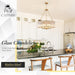 Gold Drum Chandelier 24.4 Inch CrystalLuxPremiumEdition