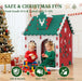 Christmas Playhouse for Kids, Indoor & Outdoor EVA Play House for Toddlers 1–4, Safe Food-Grade Material, Easy Assembly Children'S Playset (White)