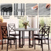 Dining Table Set for 4, 47.2 Inch round Kitchen Table and 4 Chairs
