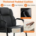 Commercial Leather Reception Chair 500 Lb Capacity