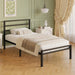 12 Inch Twin Bed Frame with Headboard and Footboard