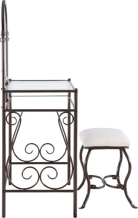 Clarisse Metal Vanity Set (58950MTL-01-KD-U)