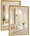 2 Pack Brushed Gold Bathroom Mirrors for over Sink, 22X30 Inch