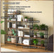 Foldable IndustrialGrade 59 Inch Bookshelf No Assembly