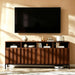 70" Buffet Cabinet with Storage, Walnut Sideboard Credenza