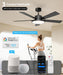 Smart Reversible Dc Motor Led Ceiling Fan