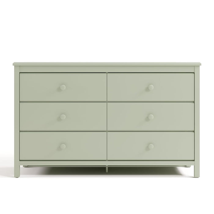 Alpine 6-Drawer Double Dresser, Sage